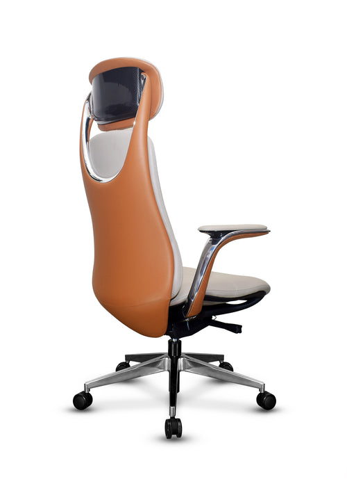 BENZ office chair highlighting headrest