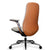 Comfortable office chair from back