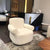 Beige textured Durami armchair chair