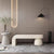 Kiana Ottoman with neutral tones and soft curves