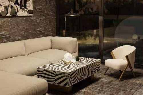 Luxury console in living room