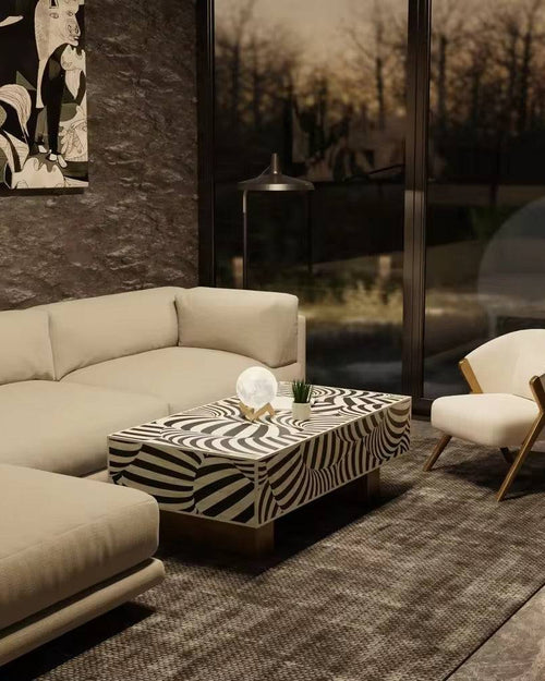 Luxury console in living room