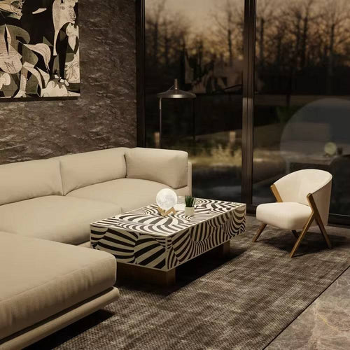 Luxury console in living room