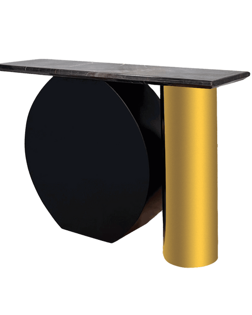 Side angle of modern console