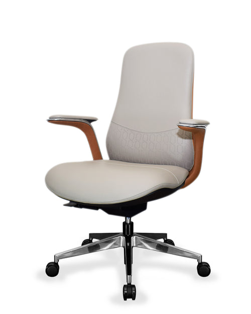 BENZ ergonomic office chair n two-tone leatherette