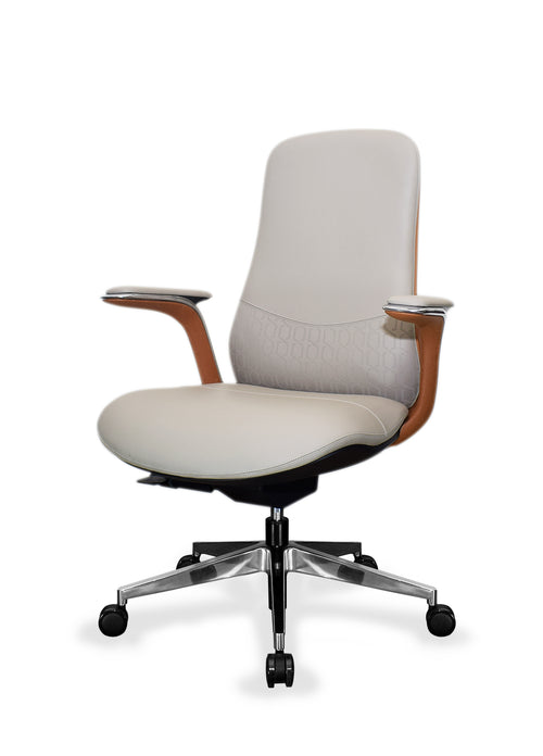 BENZ ergonomic office chair n two-tone leatherette