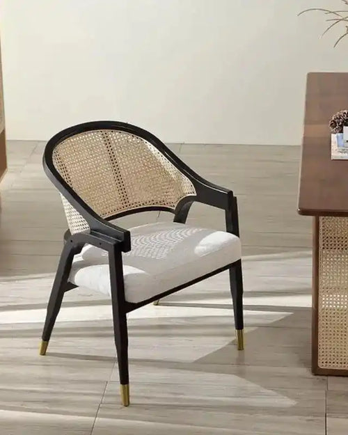 Luxury Juno rattan chair in Bangalore patio setup