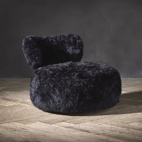 Luxury Peachy Black Accent Chair Bangalore