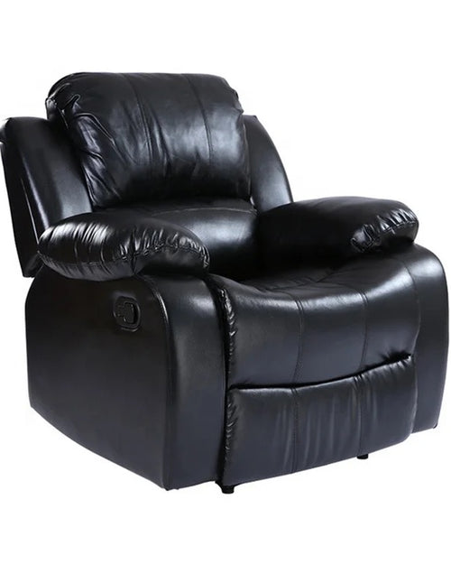 Side profile of Harissa recliner with deep backrest padding