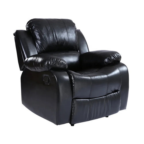 Side profile of Harissa recliner with deep backrest padding