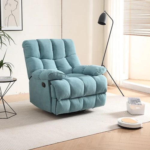 Modern recliner chair with sleek silhouette and soft cushioning