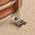 Smooth rolling castor wheel with lock function