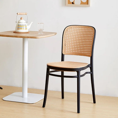 Side view of bubbles Stackable Chair 