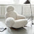 Side angle view of the Candy Rocker Chair