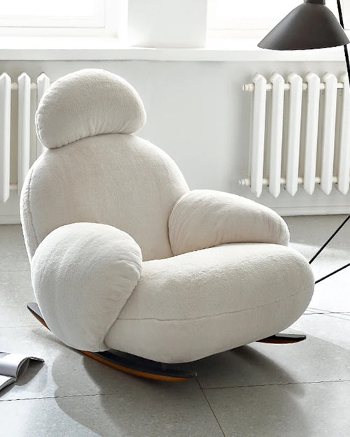 Side angle view of the Candy Rocker Chair