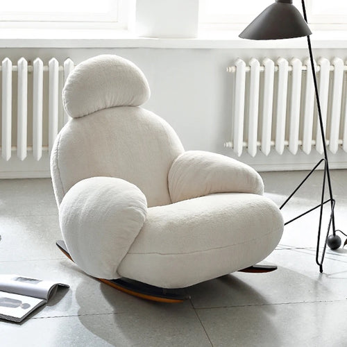 Side angle view of the Candy Rocker Chair