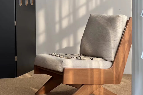 Discover the Caren Accent Chair by Chair Collective — a Japandi-inspired teak wood chair blending Japanese minimalism with Scandinavian warmth. Shop this luxury accent chair online in India for timeless elegance and everyday comfort. Luxury Japandi Style Accent Chair by Chair Collective