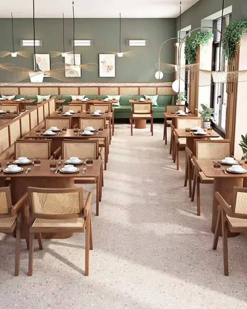 Carra chairs arranged in modern cafe