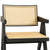 Closeup view of Carra chair 