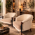 Discover the Cedar Accent Chair by Chair Collective. A contemporary accent chair with solid teak wood arms and legs, paired with modern upholstery for timeless comfort and durability.