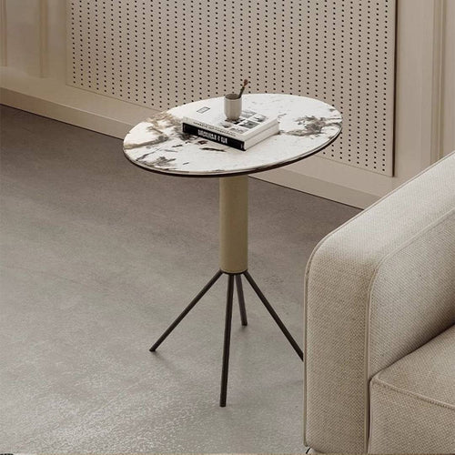 Side view of Chirmi end table 
