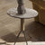 Close-up of designer Chirmi end table 