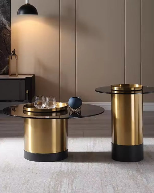 Front view of clover coffe table 