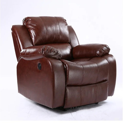 Plush comfort recliner with extra-wide seat and ergonomic fit