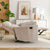 Side view of Comio ergonomic recliner chair