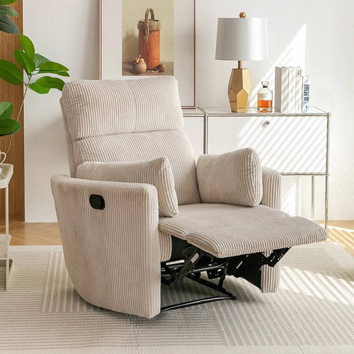 Rocking and reclining comio recliner chair in modern living room