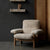 Luxury grey accent chair Cremlin Delhi