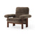 Luxury grey accent chair Cremlin Delhi