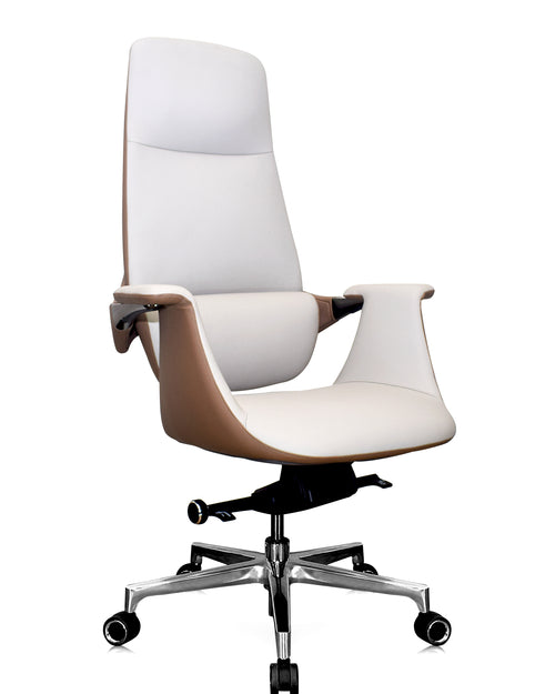 Stylish office chair in white colour