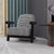 Full view  of Czech chair with premium teak wood frame.