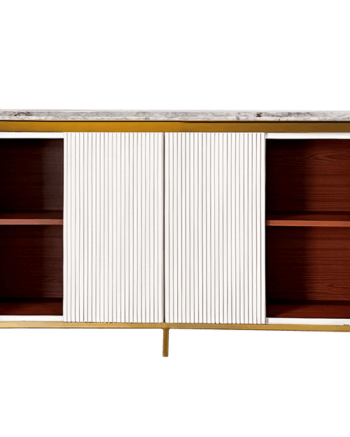 Sideboard with doors open view