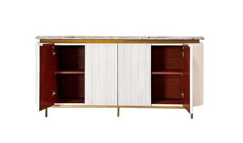 Sideboard with doors open view