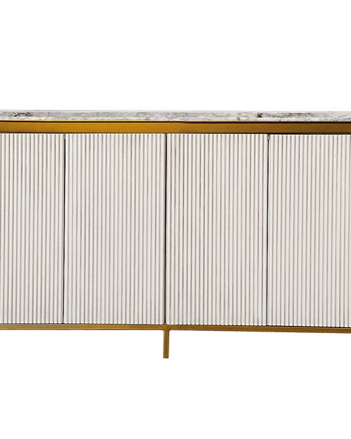 Full front cabinet with marble top