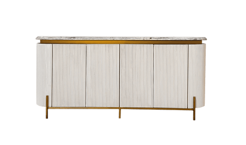 Full front cabinet with marble top