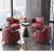 Dennis Bold Red Designer Chairs
