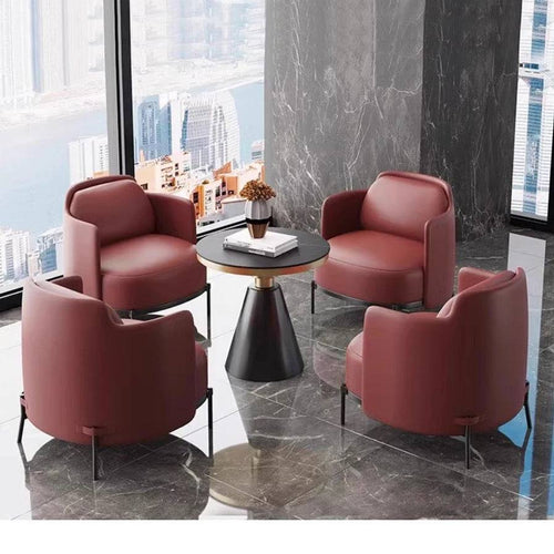 Dennis Bold Red Designer Chairs