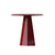 Red high gloss diamond accent table 