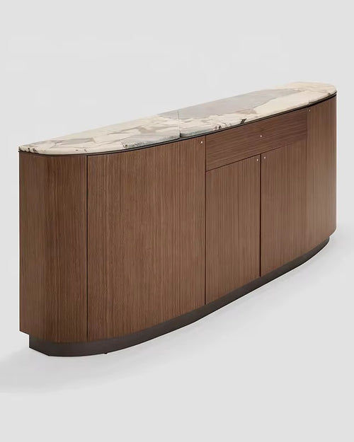 Diana Storage Console by Chair Collective — veneer finish, marble top, and curved detailing. A modern luxury console for elegant, earthy interiors. Diana Storage Console by Chair Collective — veneer finish, marble top, and curved detailing. A modern luxury console for elegant, earthy interiors.