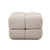 Plush Dice-Style Boucle Pouf