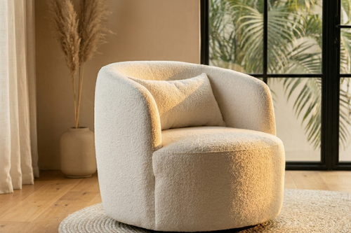 Luxury Drake accent chair in Bangalore designer interior