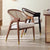Stylish dual tone rattan chair