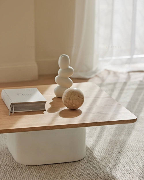 Stylish coffee table in living room