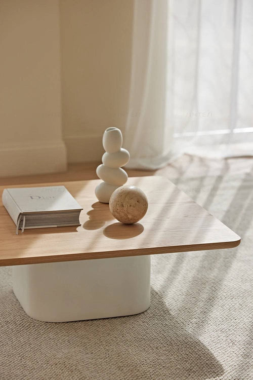 Stylish coffee table in living room