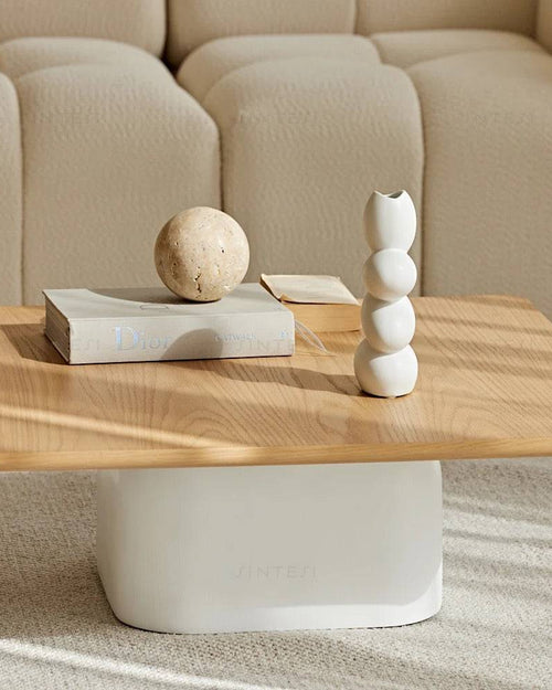 Full front view of coffee table
