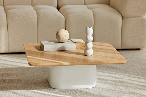 Full front view of coffee table