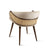 Back view of Earl dining chair